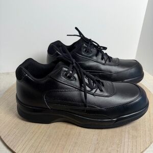 Apex G7000M Black Leather Comfort Shoes Mens 12.5 XWide NWOT